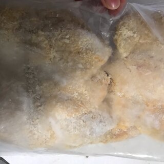 手作り冷凍チキンカツ